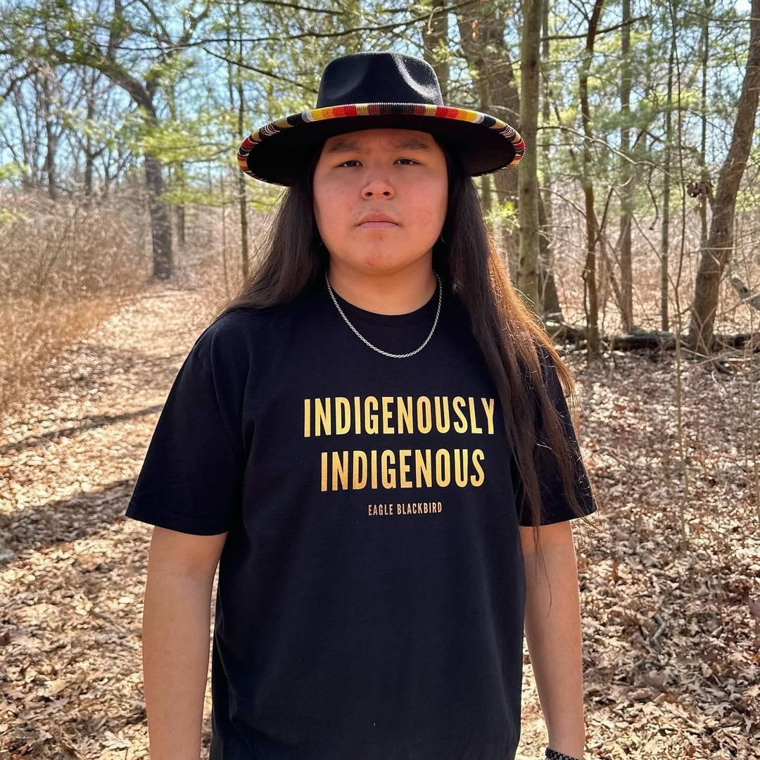 Indigenously Indigenous Gold Collection by @itzeaglee Tee