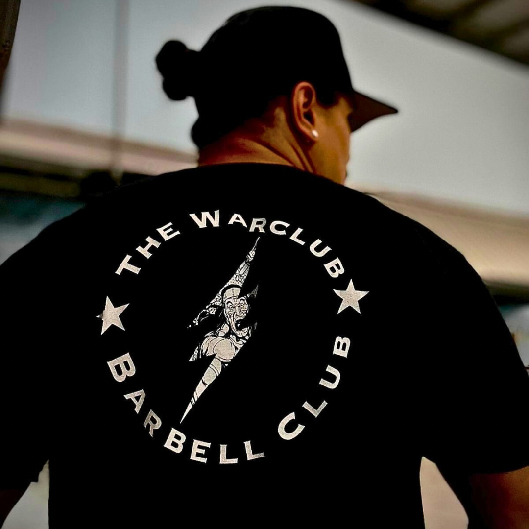 Calling All Fitness Warriors! The Warclub Barbell Club (Back Print) by @che.jim