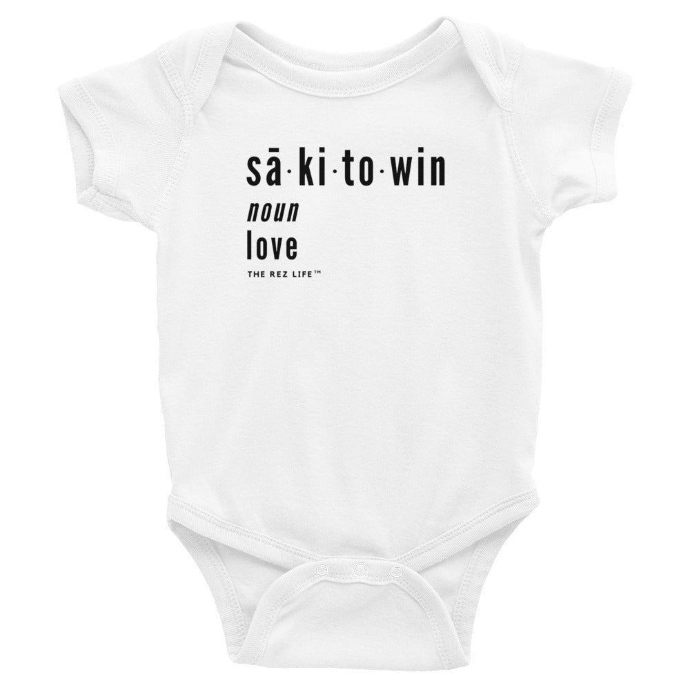 Love - Sakitowin Infant Bodysuit
