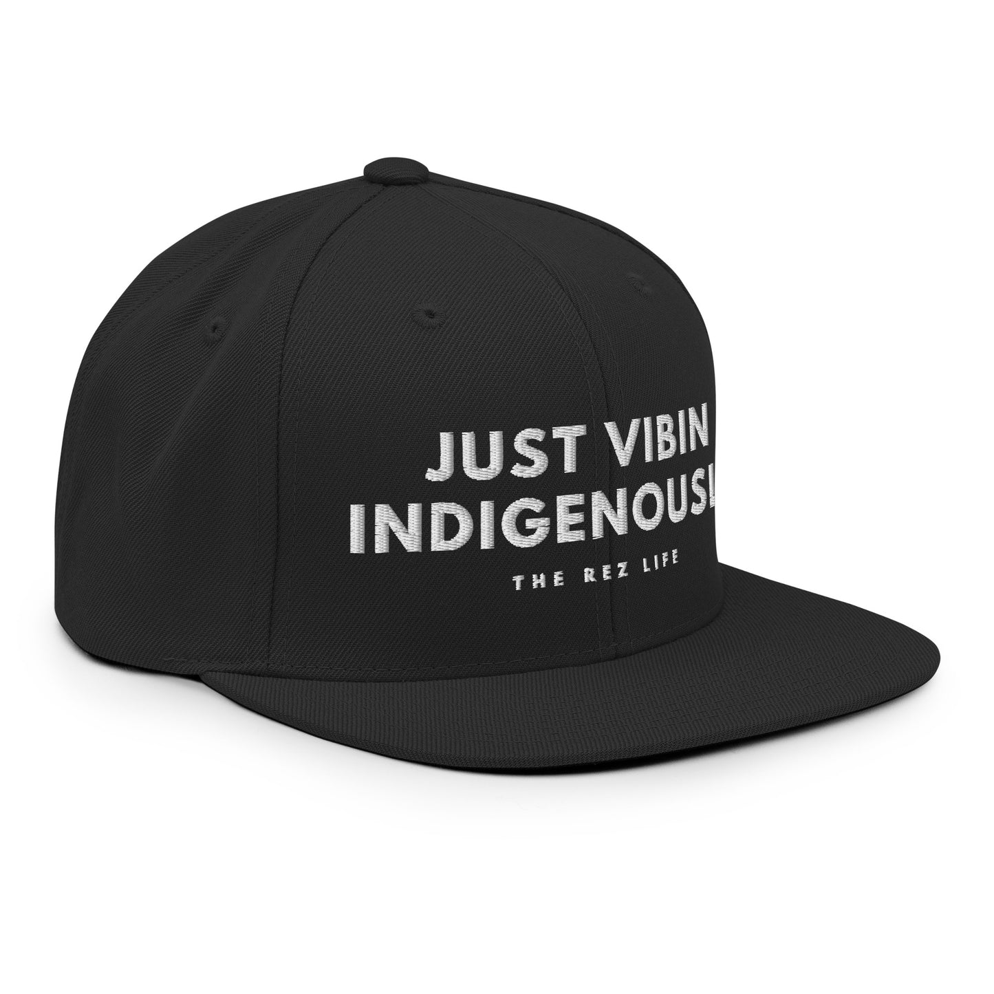 There I Was Just Vibin Indigenously Snapback