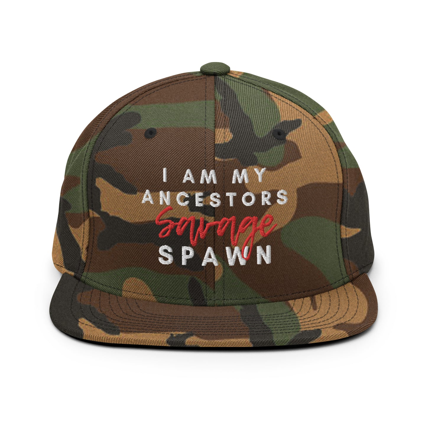 I Am My Ancestors Savage Spawn Snapback