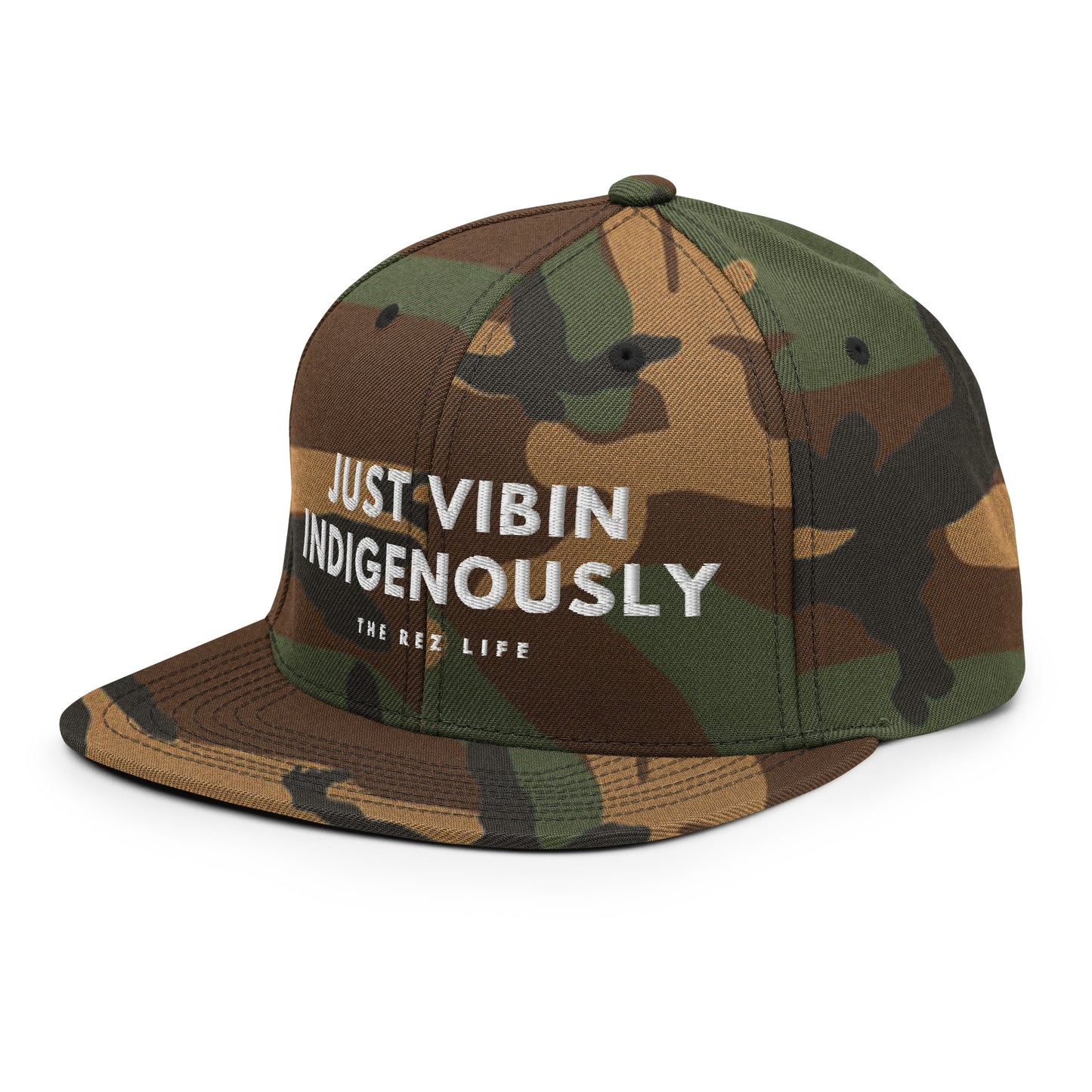 There I Was Just Vibin Indigenously Snapback