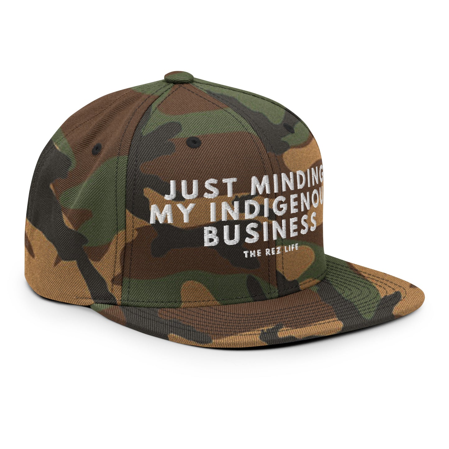 Just Minding My Indigenous Business Snapback