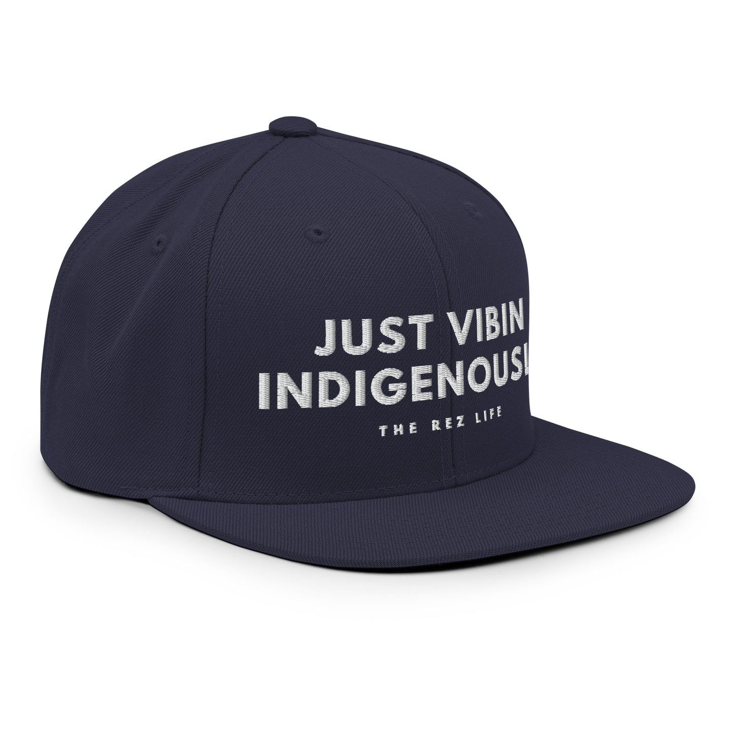 There I Was Just Vibin Indigenously Snapback