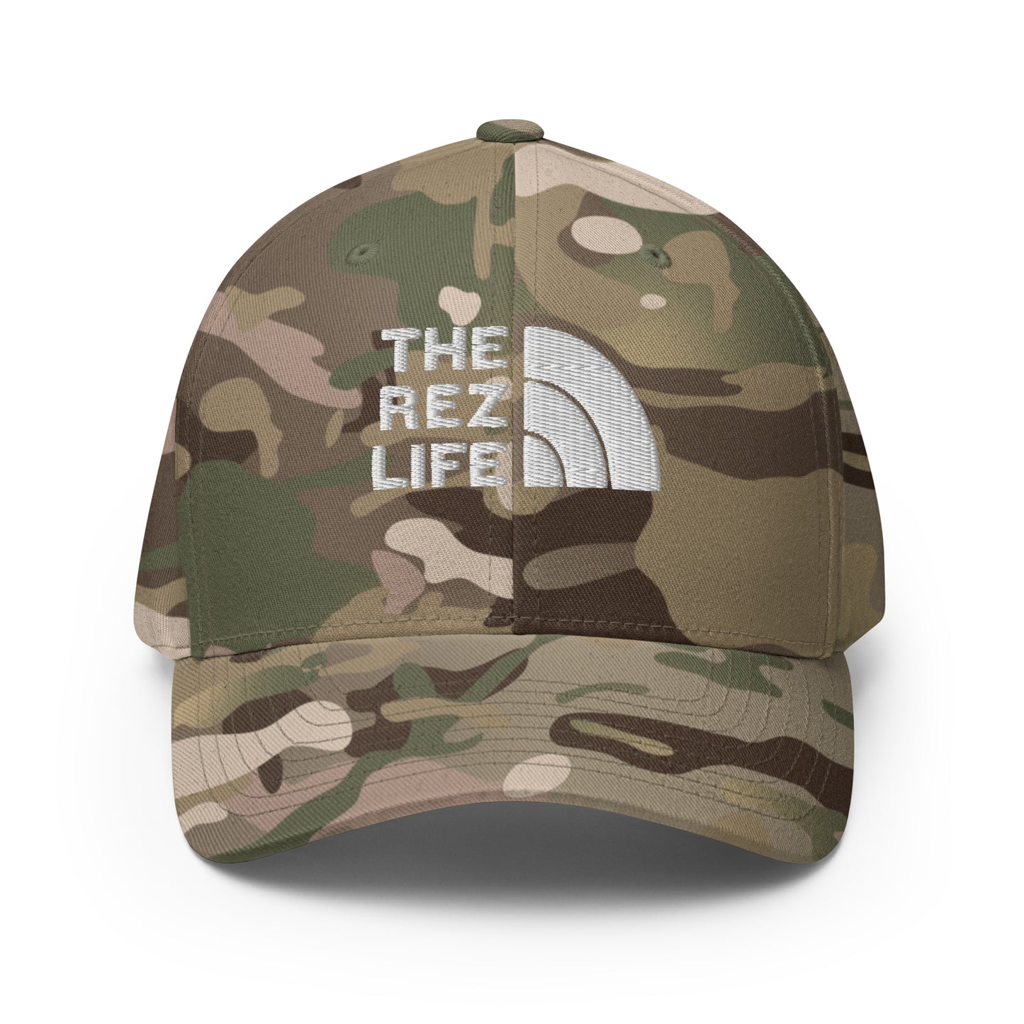 Welcome To The Rez Life Embroidered Closed Back Hat