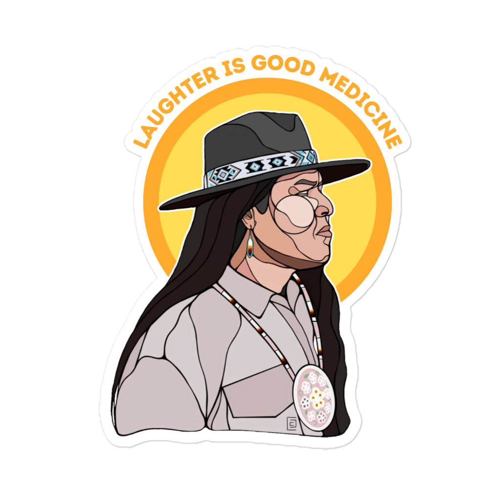 Laughter Is Good Medicine by @itzeaglee Stickers