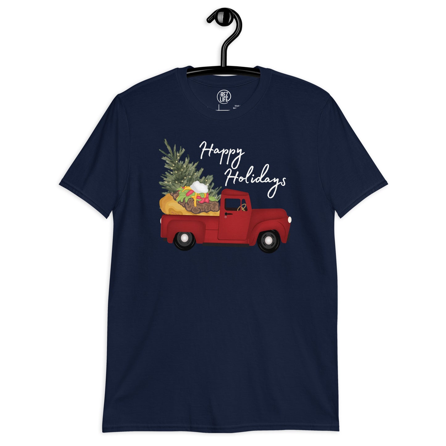 Happy Holidays Fresh Taco Tree Truck Tee