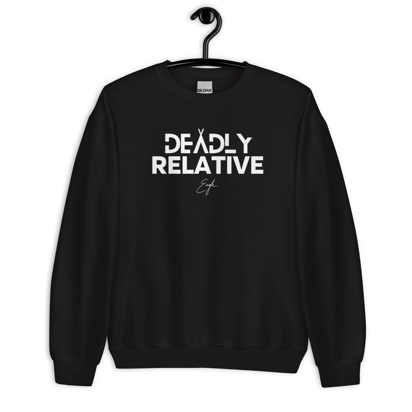Deadly Relative Crewneck Signed by @itzeaglee
