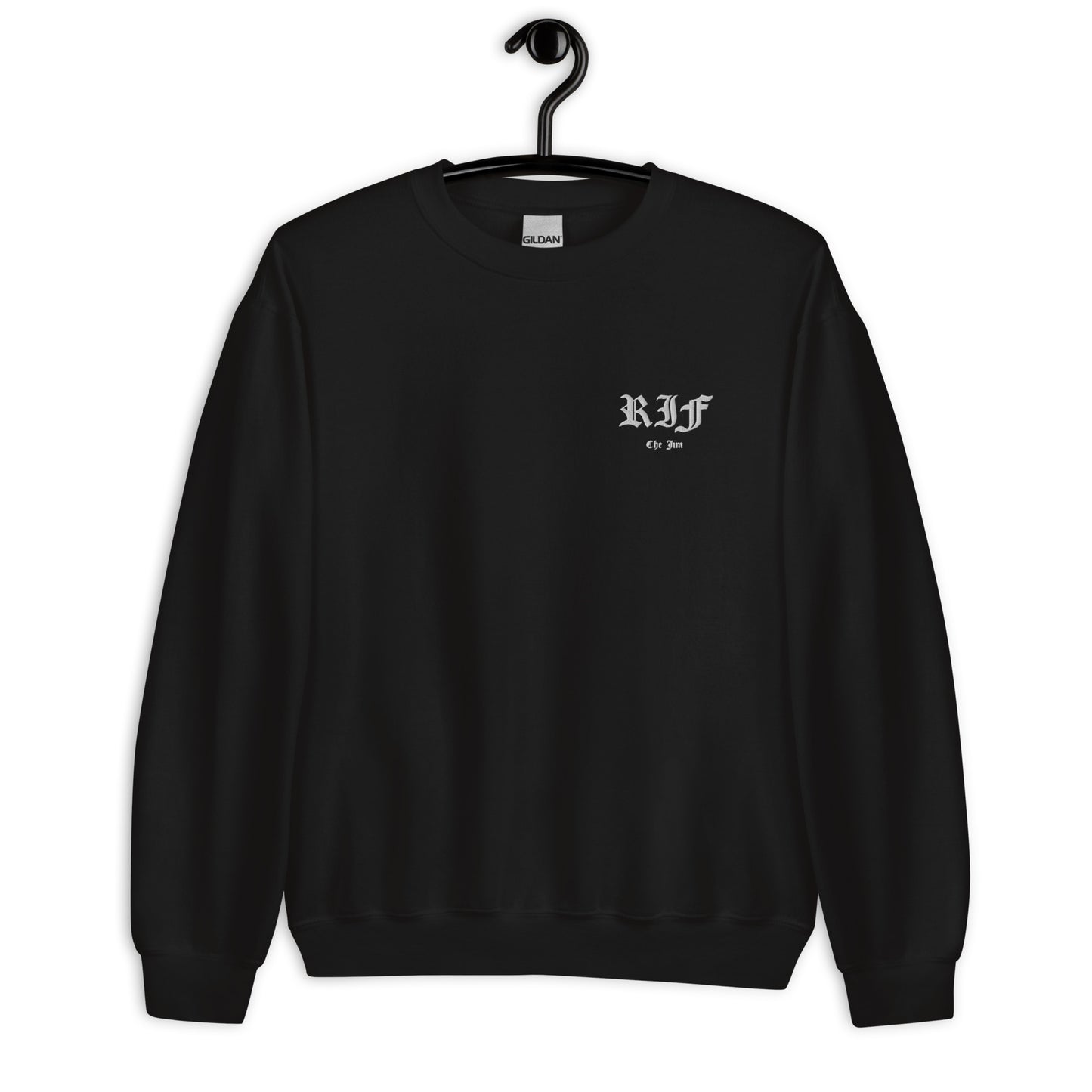 Everyone Pray For Me, Nothing Wrong I Just Have RIF - Resting Indigenous Face Embroidered Crewneck by @che.jim