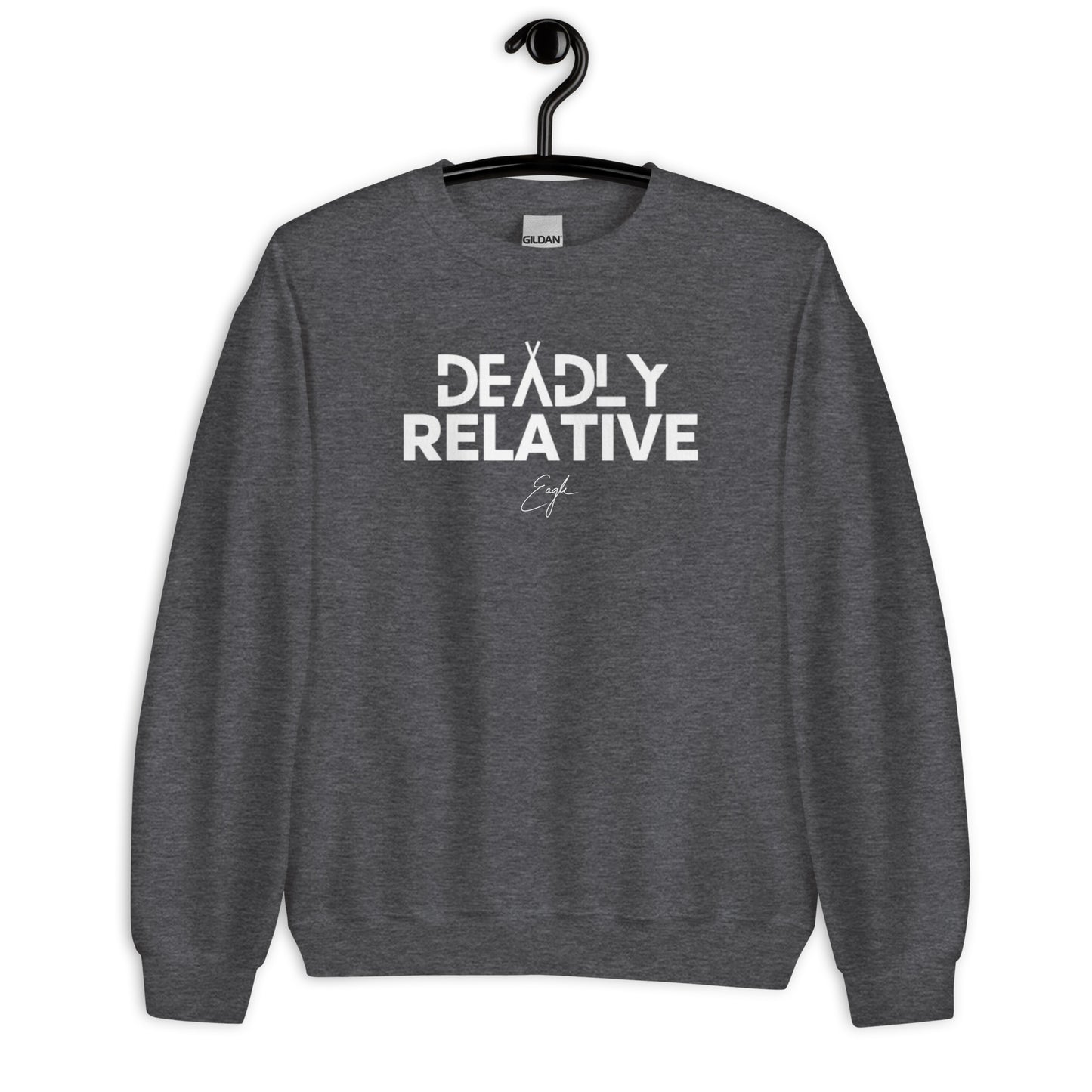 Deadly Relative Crewneck Signed by @itzeaglee
