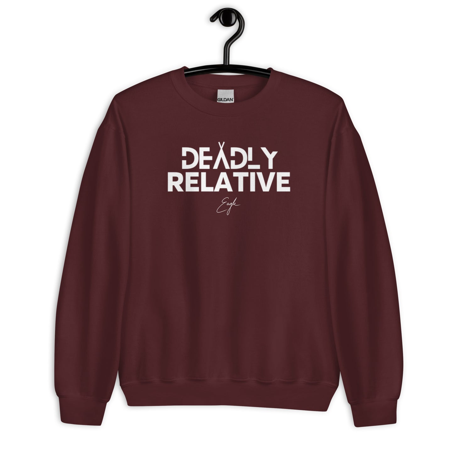 Deadly Relative Crewneck Signed by @itzeaglee