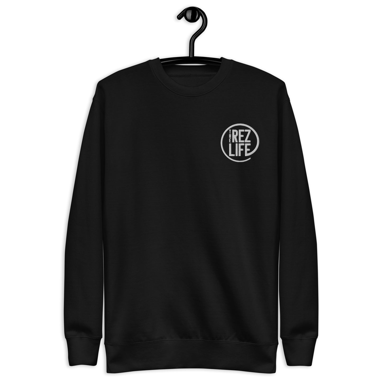 The Rez Life Embroidered Logo Crewneck