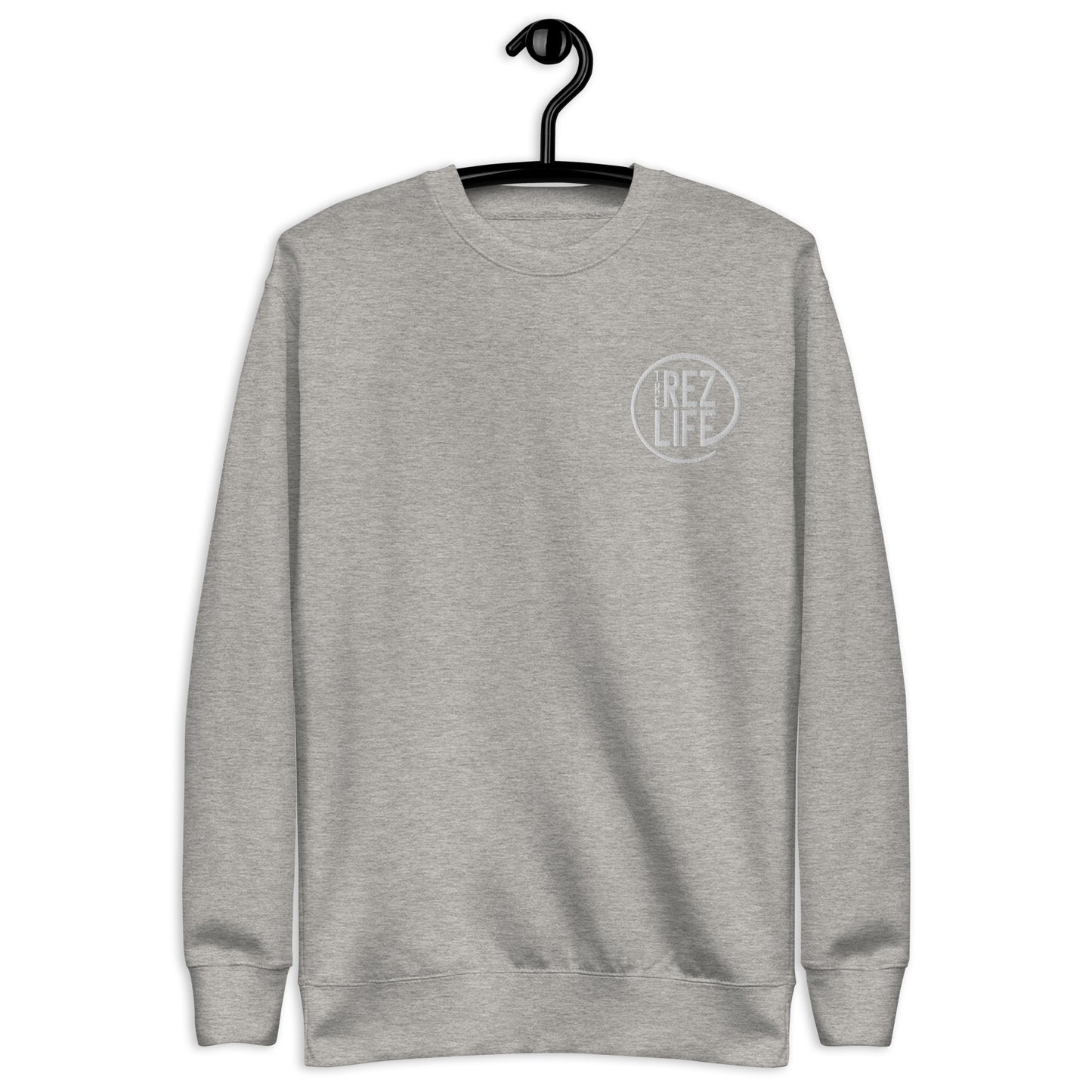 The Rez Life Embroidered Logo Crewneck