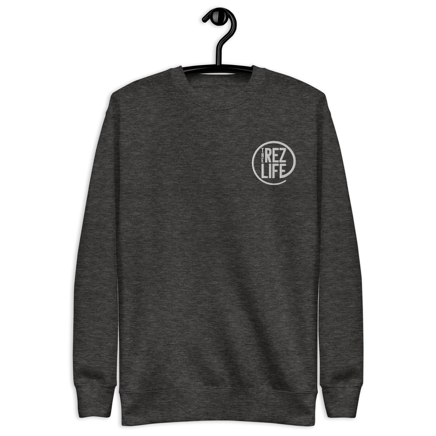 The Rez Life Embroidered Logo Crewneck