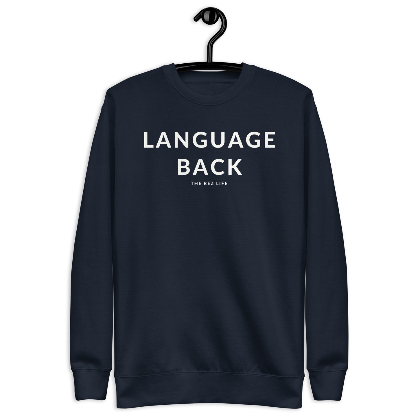 A word a day - LANGUAGE BACK! Crewneck