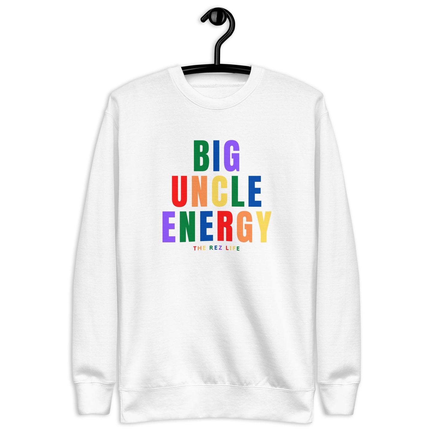Big Uncle Energy Pride Crewneck