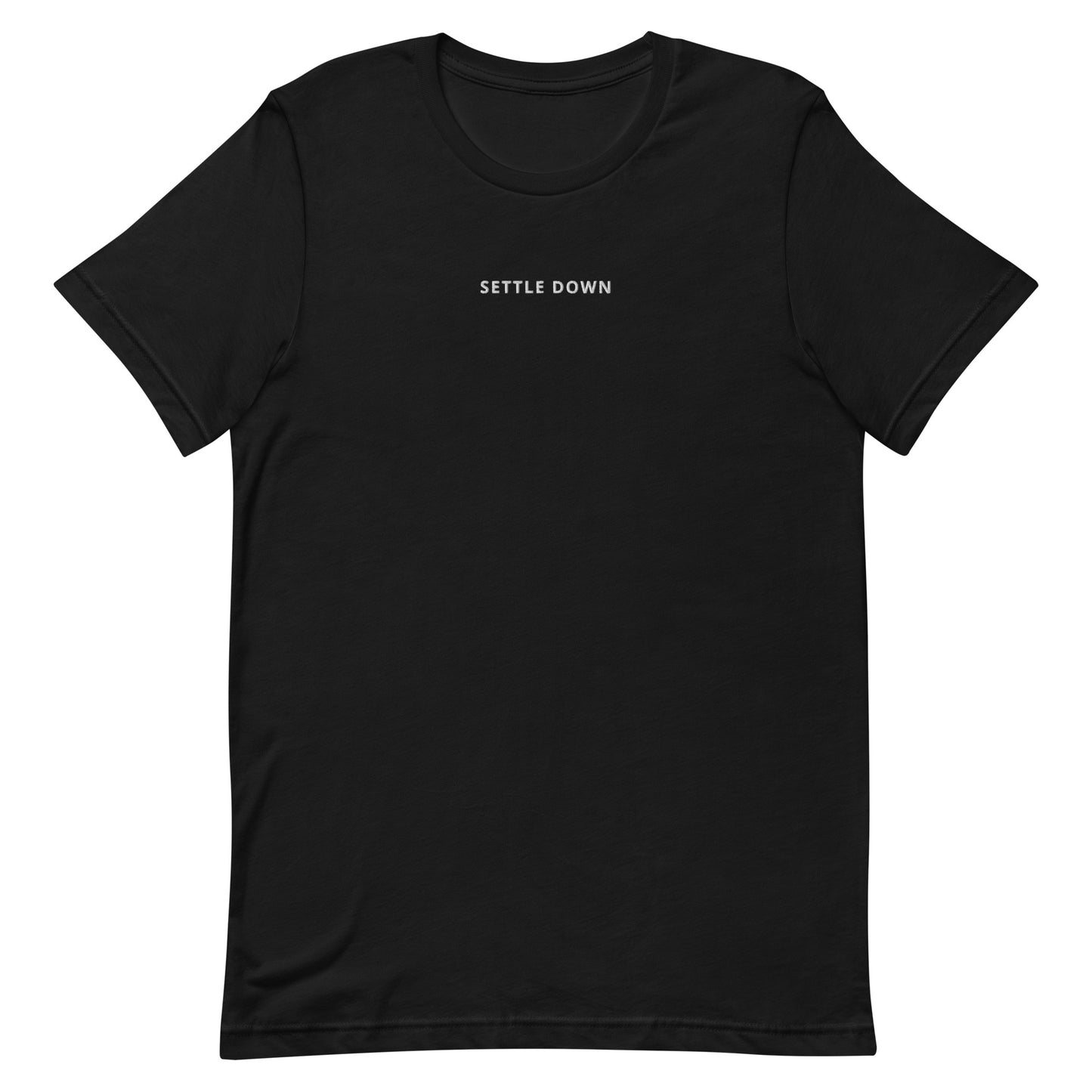 Settle Down Embroidered Tee