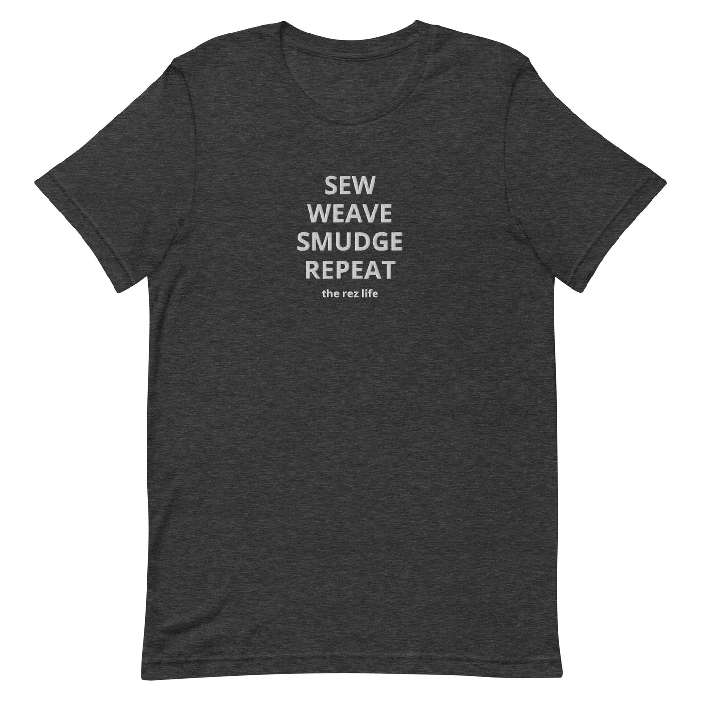 Sew Weave Smudge Repeat Embroidered Tee