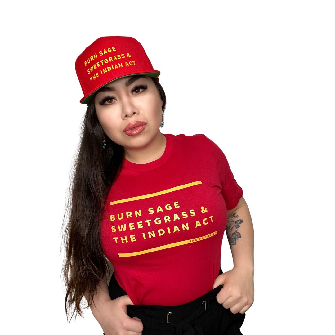 BSS&TIA Red & Gold Snapback - The Rez Lifestyle