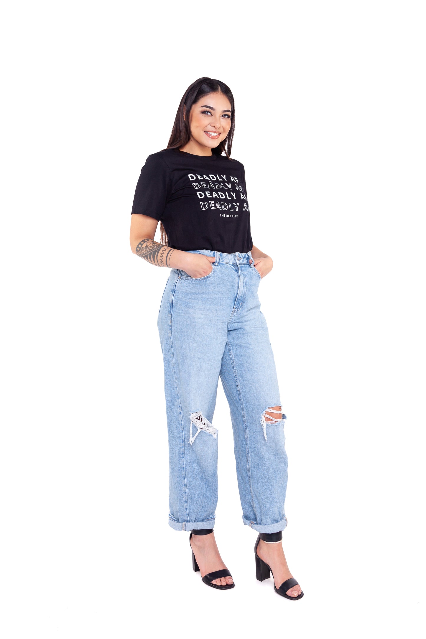 Damn, You Deadly AF! Tee - The Rez Lifestyle