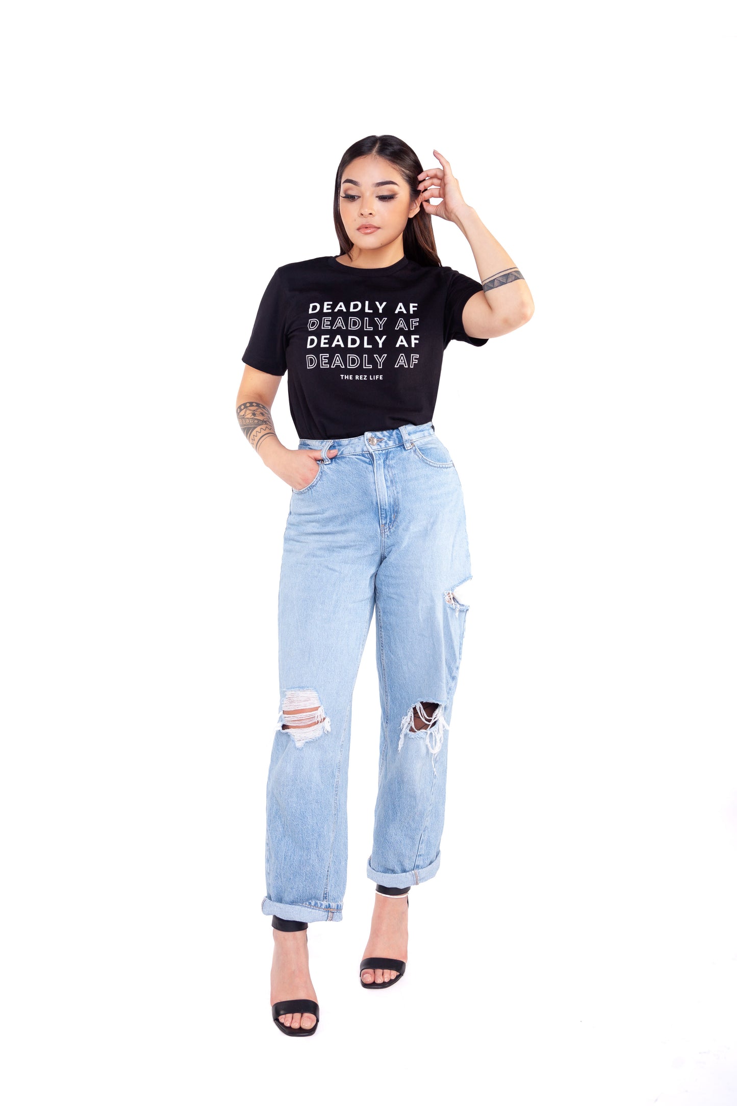 Damn, You Deadly AF! Tee - The Rez Lifestyle