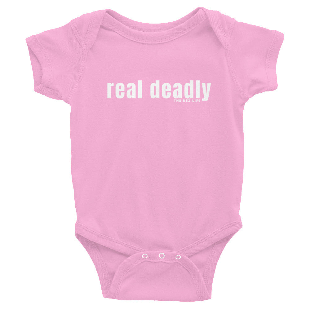 Real deadly Infant Bodysuit - The Rez Lifestyle
