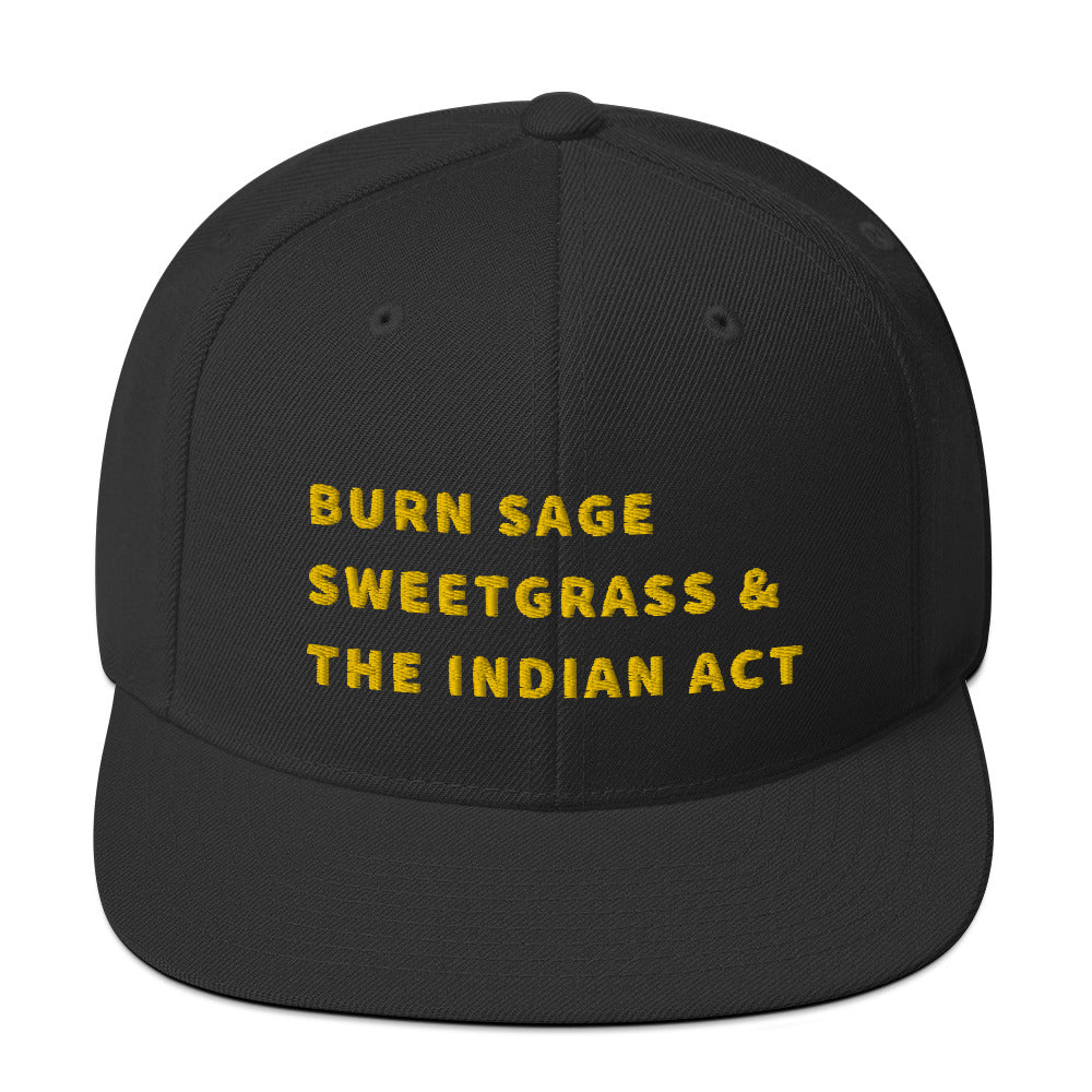 BSS&TIA Black & Gold Snapback - The Rez Lifestyle