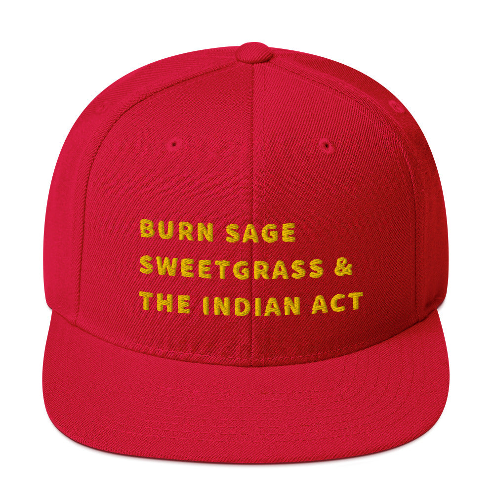 BSS&TIA Red & Gold Snapback - The Rez Lifestyle