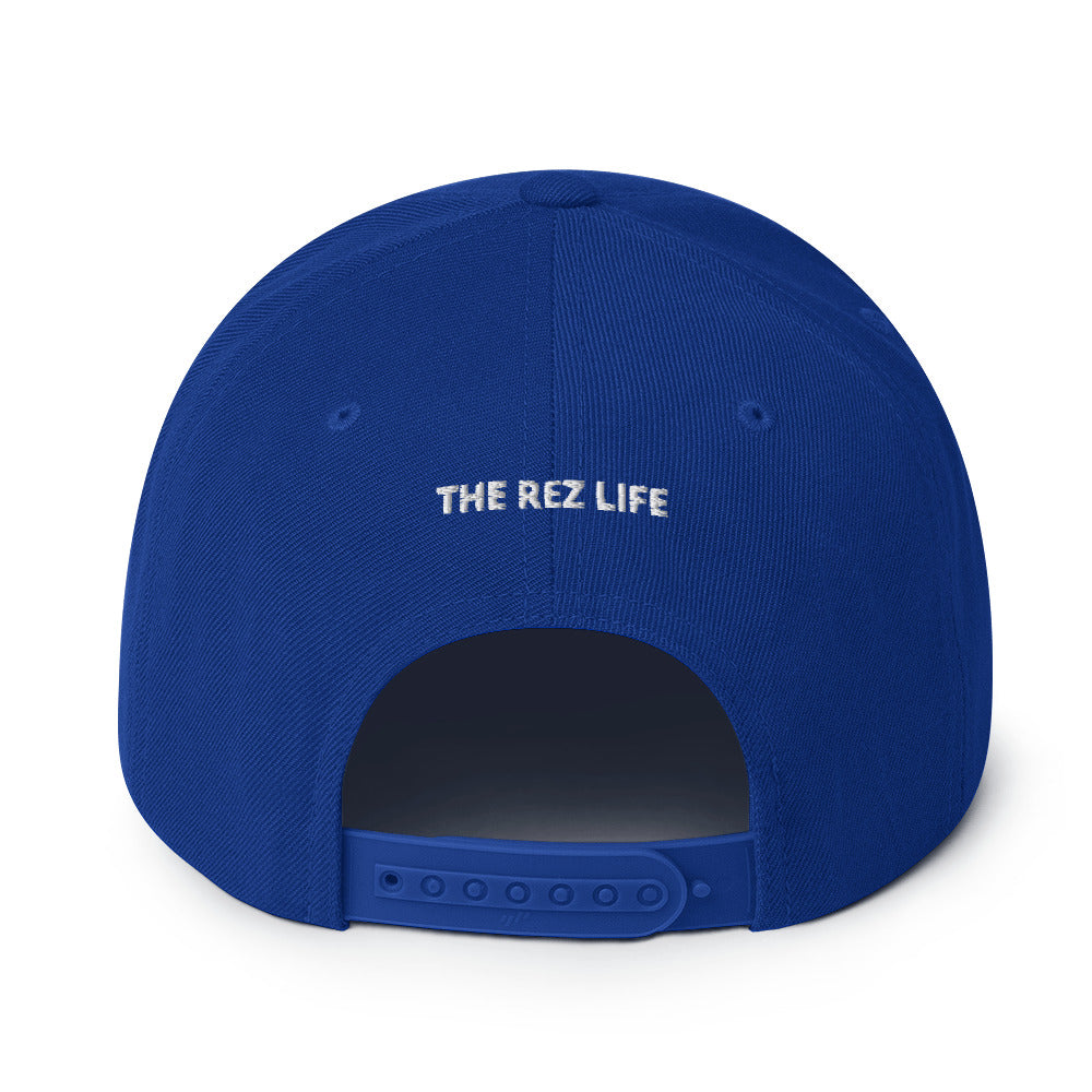 BSS&TIA Blue & White Snapback - The Rez Lifestyle