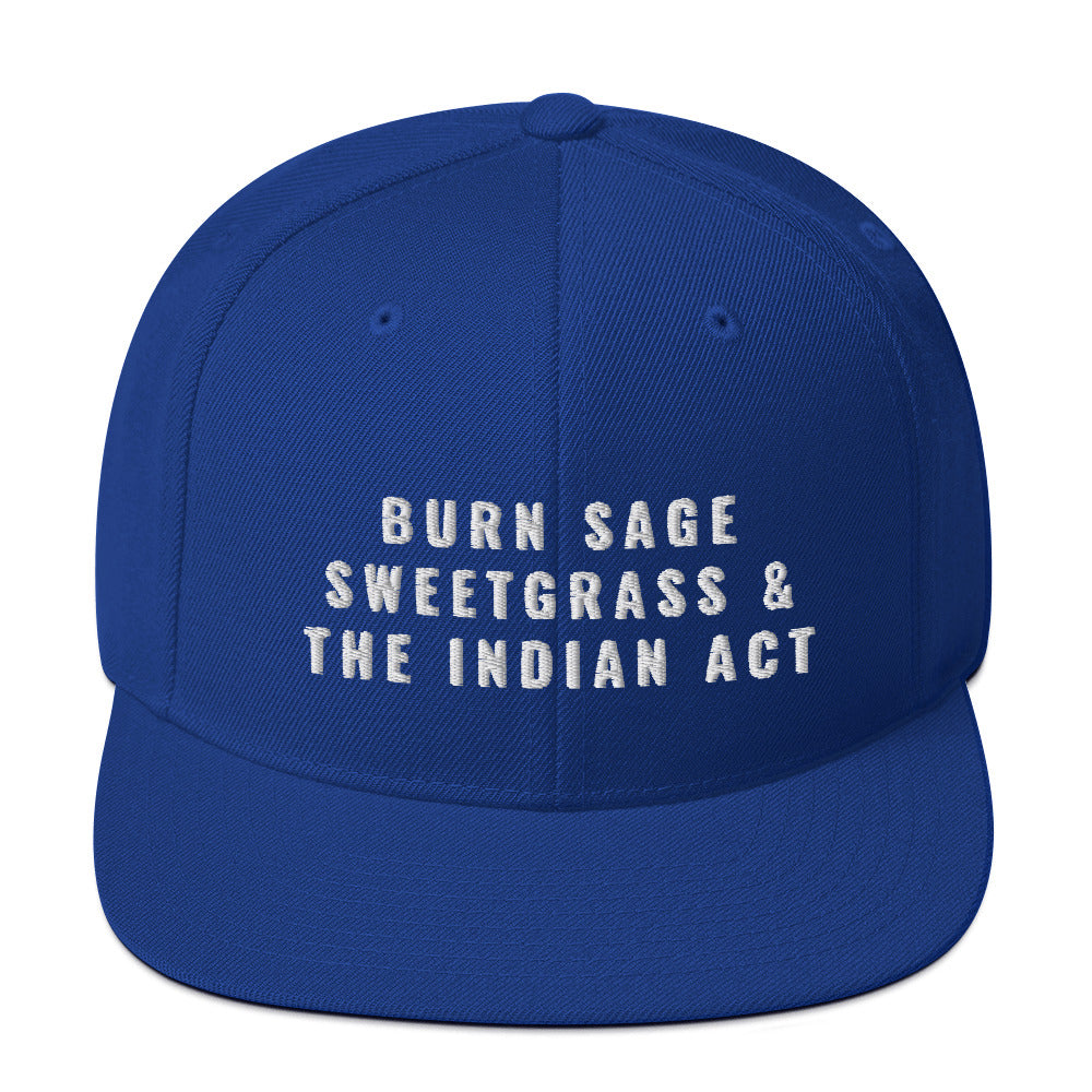 BSS&TIA Blue & White Snapback - The Rez Lifestyle
