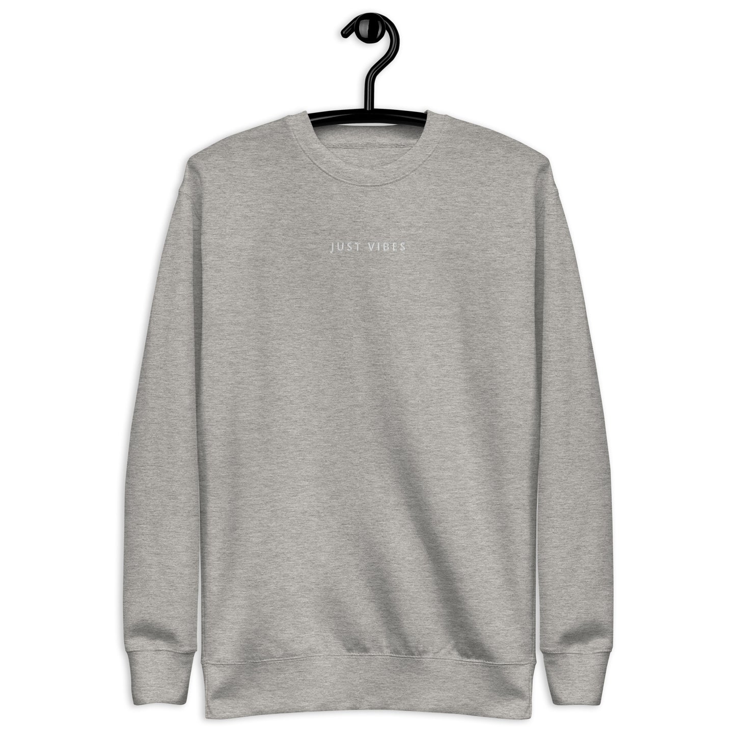 When You're At Wal-Mart With No List, JUST VIBES (Embroidered Crewneck) - The Rez Lifestyle