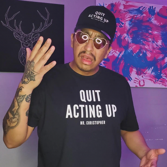 Quit Acting Up by @Mr.Christ0pher Mesh Hat