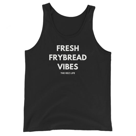 No Hard Frybread Energy Here Only FRESH FRYBREAD VIBES Tank - The Rez Lifestyle