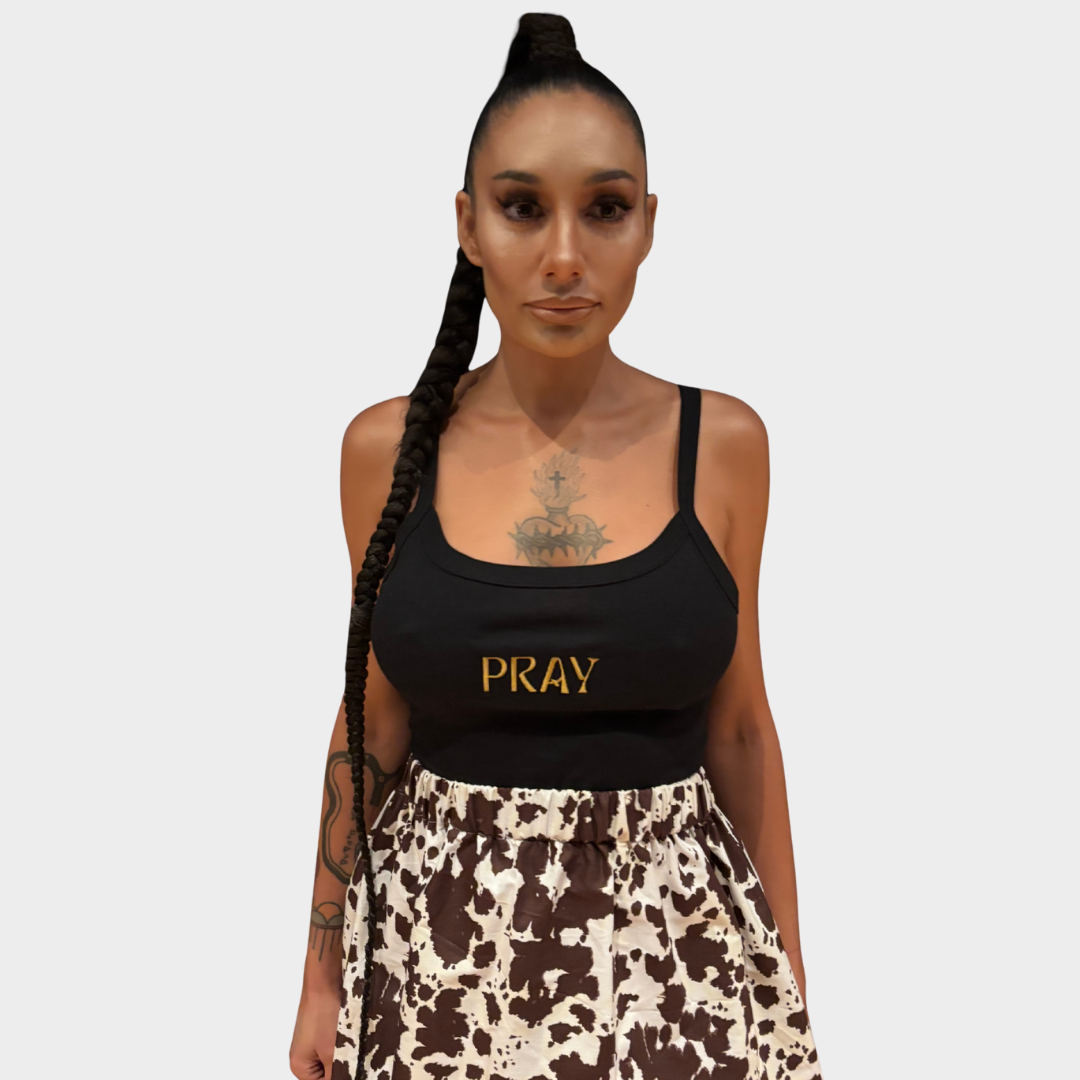PRAY (Embroidered Gold Collection) Women's Tank Top
