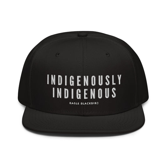 Indigenously Indigenous by @itzeaglee Snapback - The Rez Lifestyle