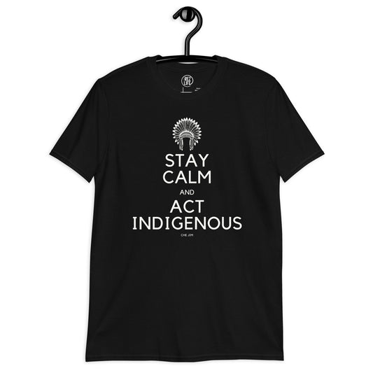 Stay Calm And Act Indigenous by @Che.Jim
