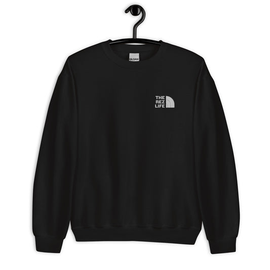 Welcome To The Rez Life Embroidered Crewneck - The Rez Lifestyle