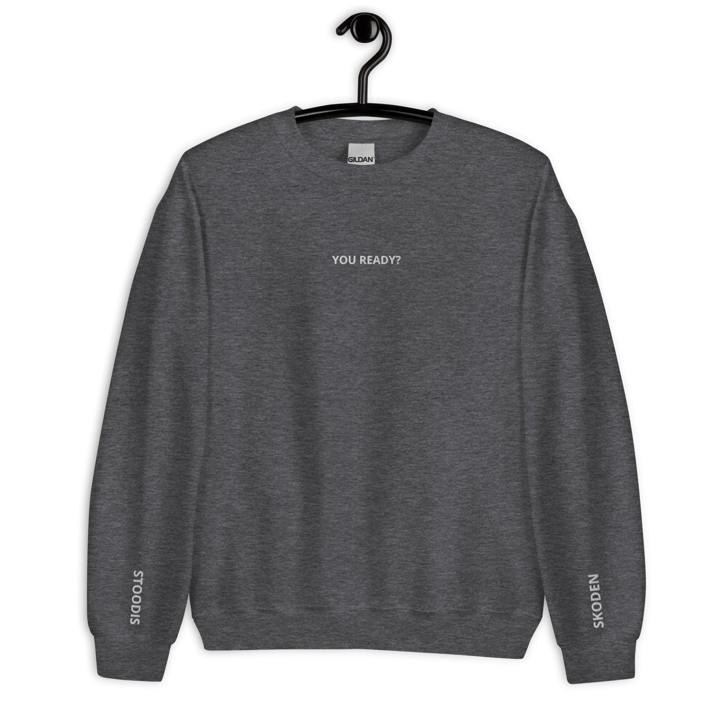 You Ready? Skoden / Stoodis Embroidered Sleeves Crewneck