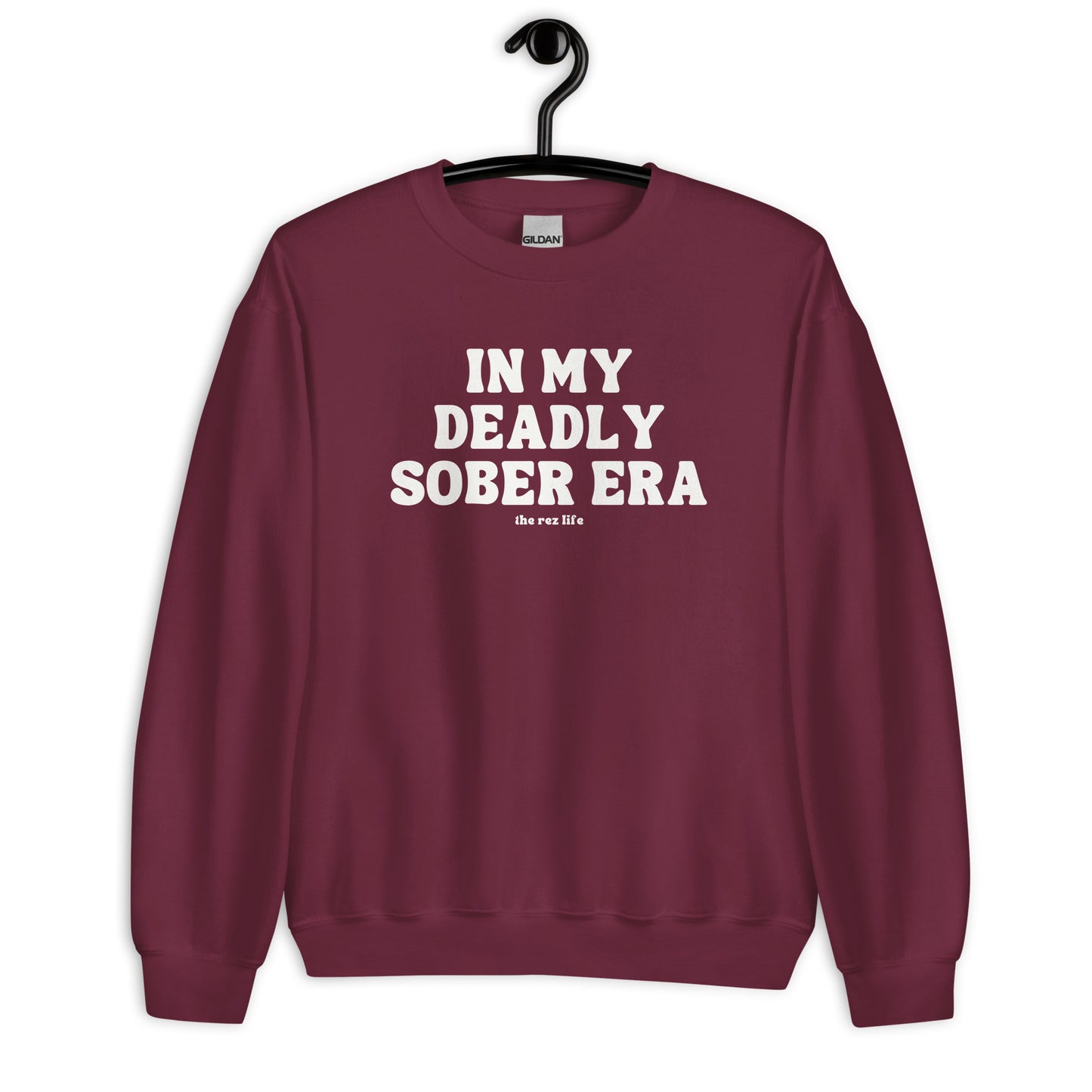 PROUD!!! In My Deadly Sober Era Crewneck