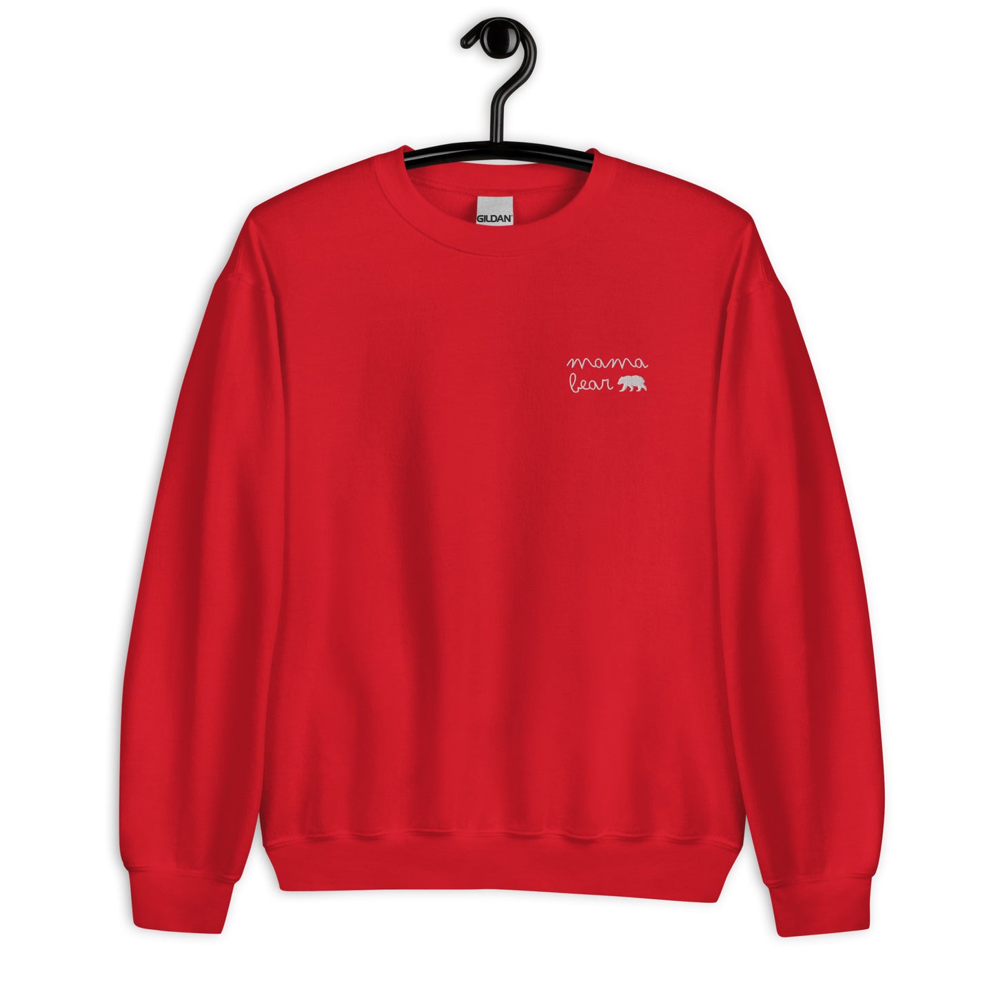 Strong Mama Bear Embroidered Crewneck