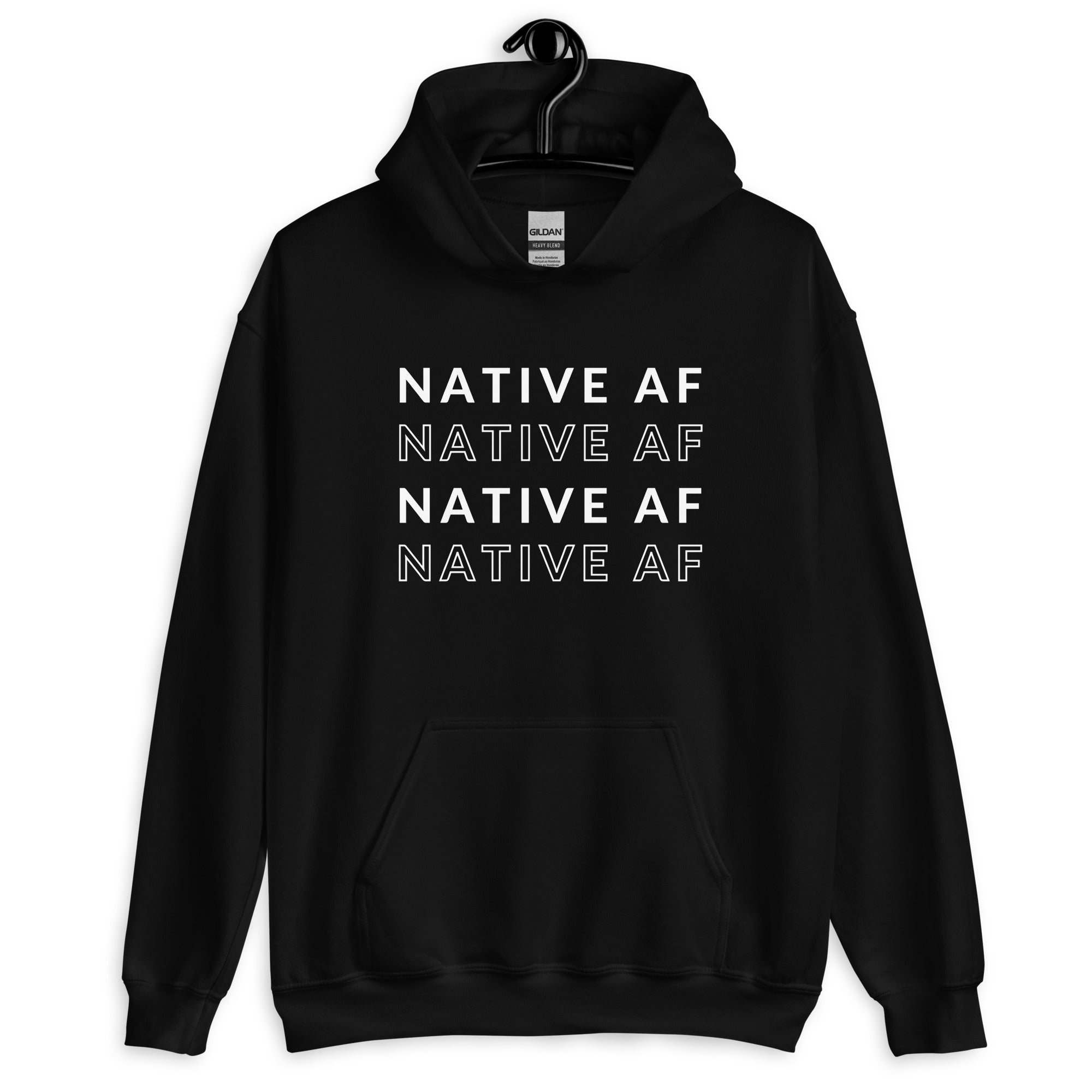 Native Af NATIVE AF Hoodie – The Rez Lifestyle