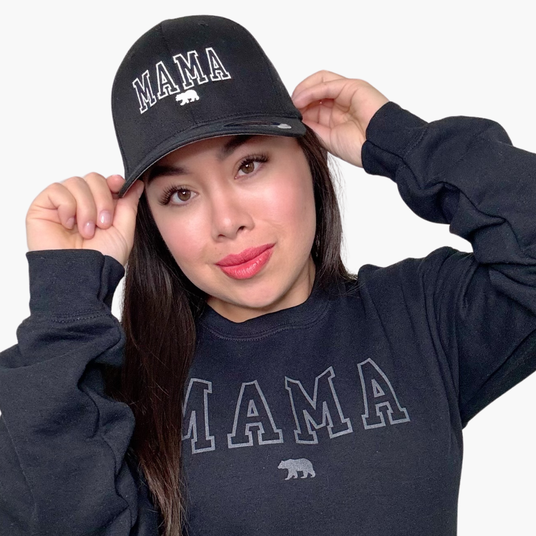 Strong Mama Bear Closed Back Hat