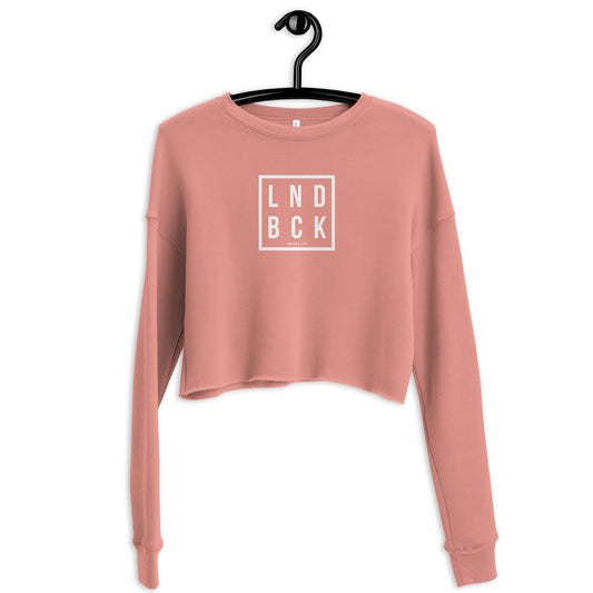 LND BCK Pastel Crop Sweatshirt