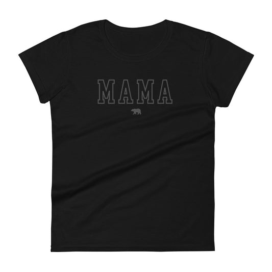 Strong Mama Bear Black Women's Tee