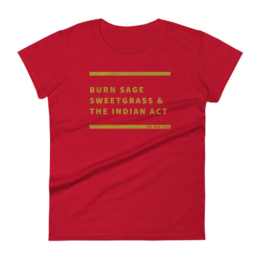 BSS&TIA Red & Gold Collection Women's Tee
