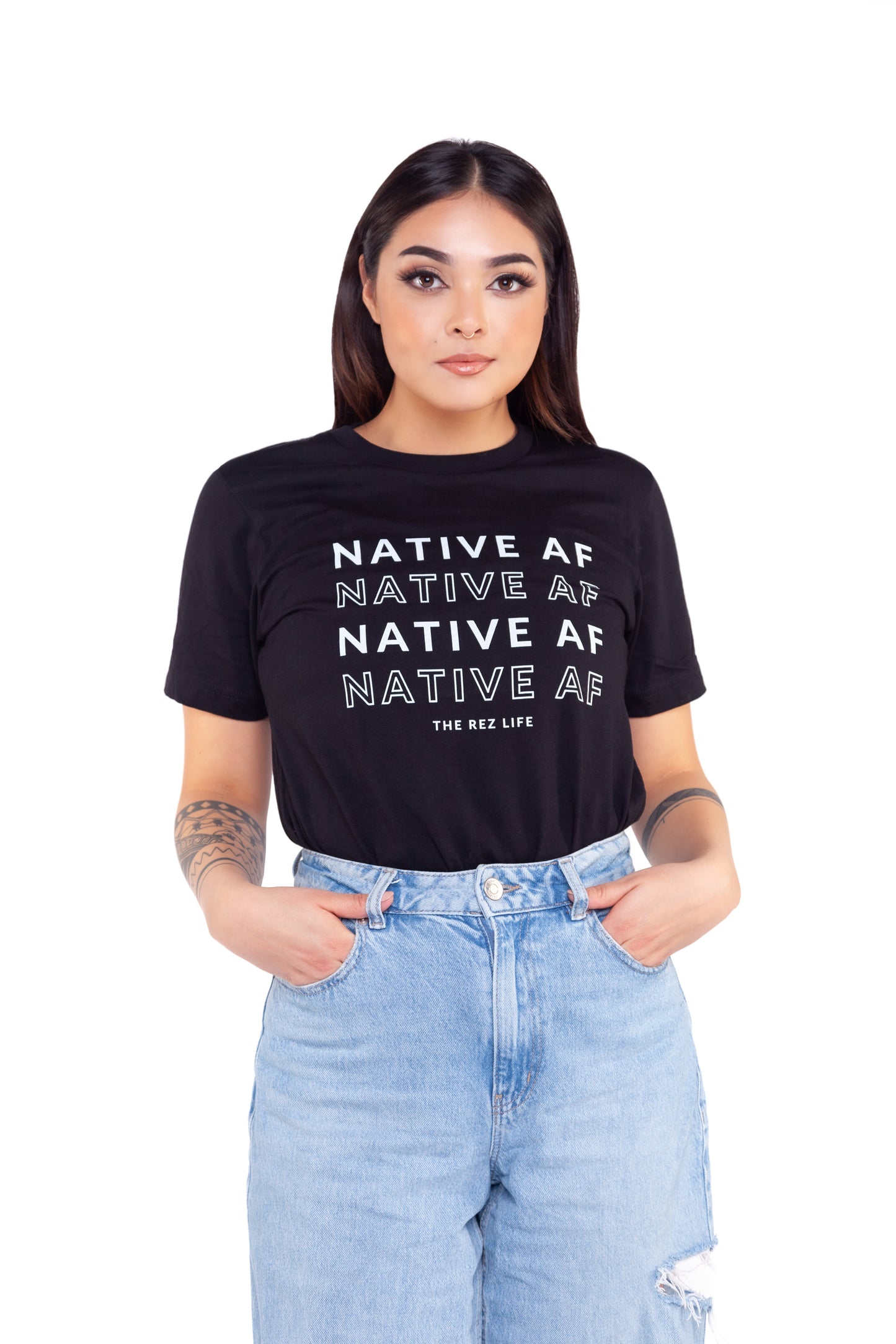 NATIVE AF Tee - The Rez Lifestyle