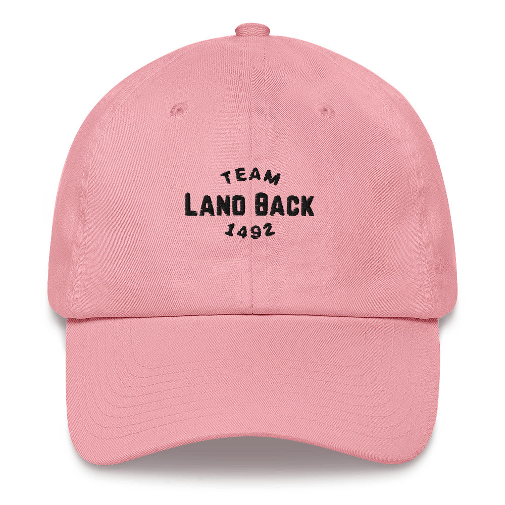 Team Land Back 1492 Embroidered Hat - The Rez Lifestyle