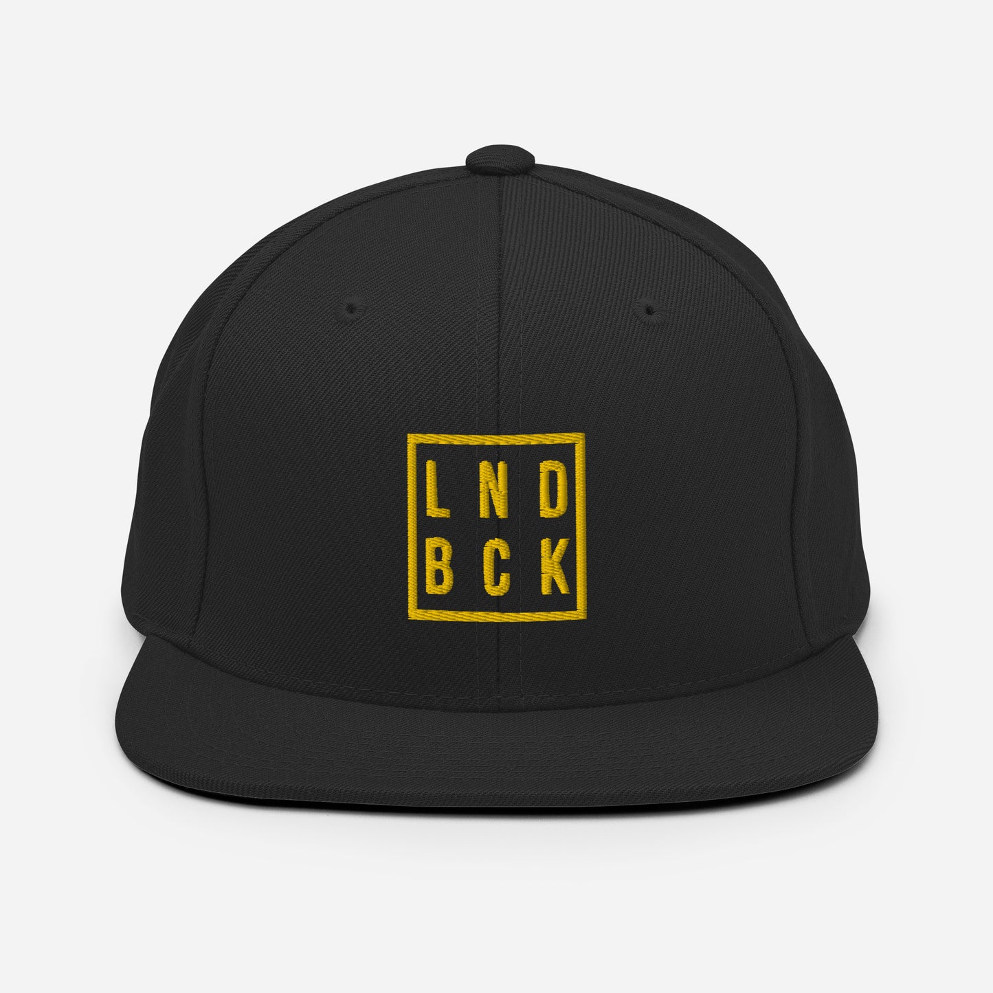 LND BCK Black & Gold Snapback - The Rez Lifestyle