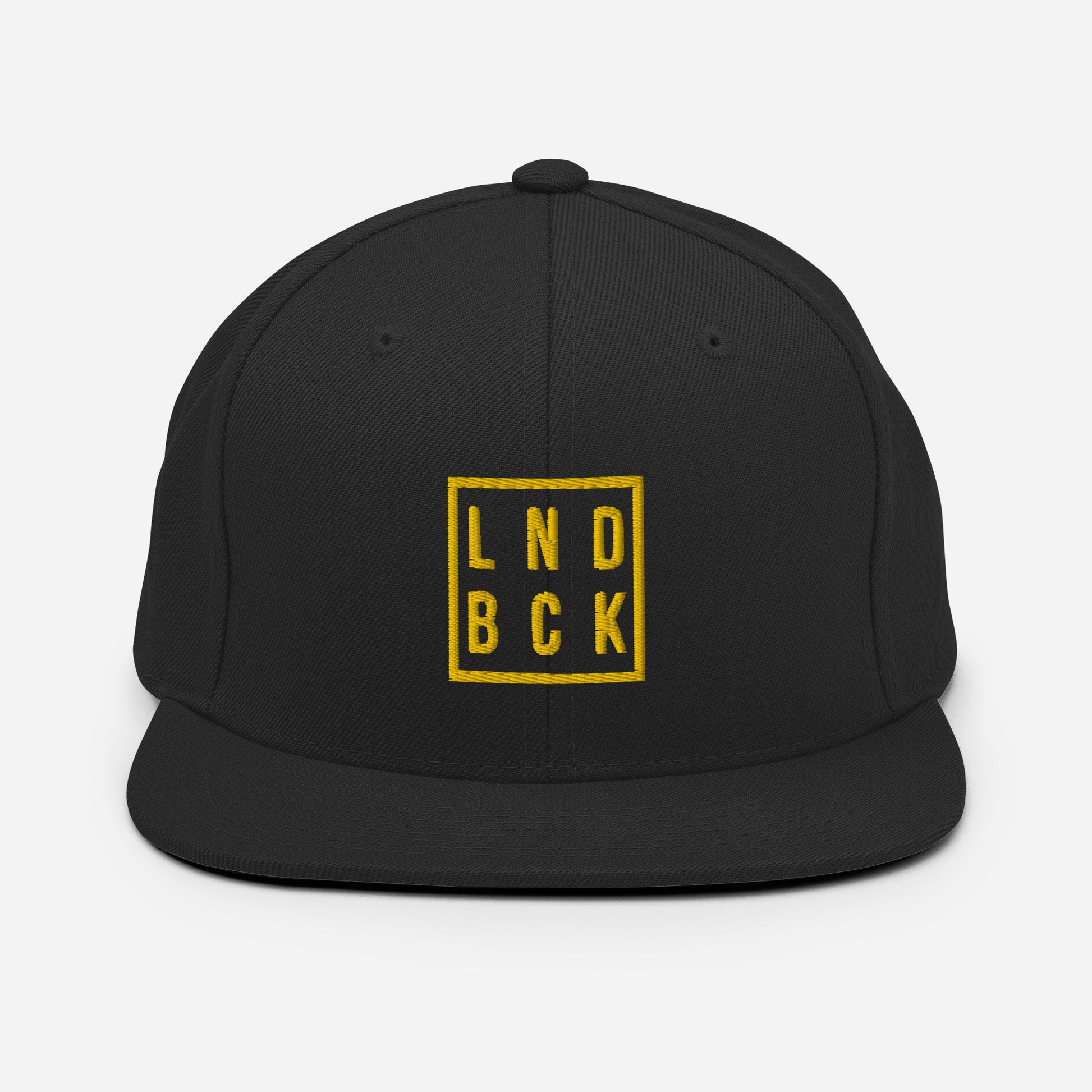 LND BCK Black & Gold Snapback - The Rez Lifestyle