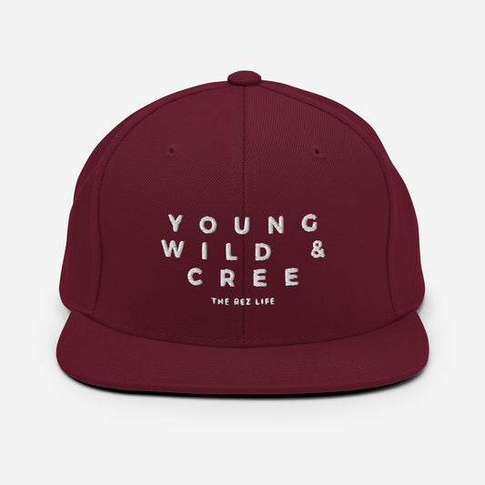 Young Wild & Cree Snapback - The Rez Lifestyle